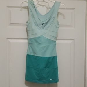 Dri _Fit Green blue  dress
